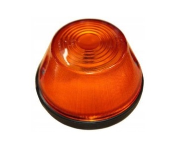 LAMPA OBRYSOWA ŻÓŁTA NISKA OKRĄGŁA OBRYSÓWKA BOCZNA NA ŻARÓWKĘ