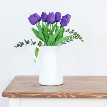 ТЮЛЬПАНЫ БУКЕТ ТЮЛЬПАНОВ искусственные живые цветы для пасхальной вазы