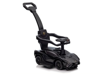 Lamborghini QLS-996T Black Ride-On с коляской
