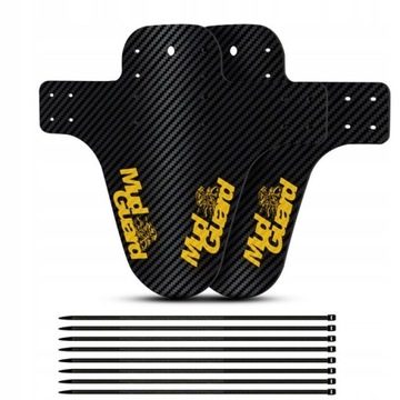 BŁOTNIK ROWEROWY MTB CARBON enduro 2 szt