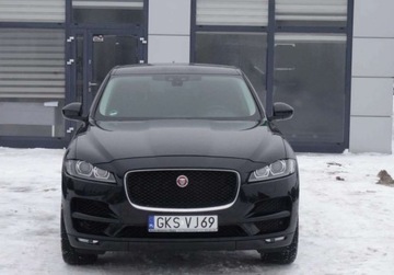 Jaguar F-Pace SUV 3.0 TDV6 300KM 2016 Jaguar F-Pace 3.0D 300KM Automat Led Skora Navi Bezwypadkowy Zarejestrowany, zdjęcie 3