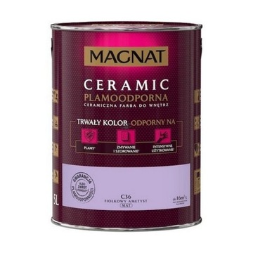 MAGNAT Ceramic 5L C36 Fiołkowy Ametyst ceramik ceramiczna farba do wnętrz