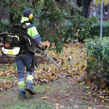 Dmuchawa do liści plecakowa zasilana gazem 52CC, odśnieżarka 550CFM 2-Stroke 1.7HP