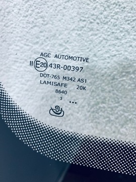 SKLO (OKNO) ČELNÍ VW POLO 2017- TAIGO 2021- KAMERA+SENSOR SLEVA