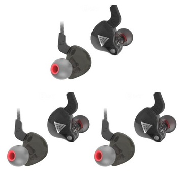 1/2/3/5 Słuchawki przewodowe 3.5mm Zestaw