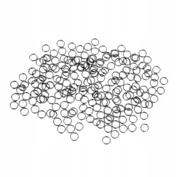 200pcs Carp Fishing Rig Connector Round Split