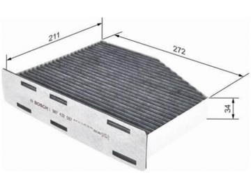 BOSCH 1 987 432 597 FILTR VENTILACE PROSTORU SPOLUJEZDCE