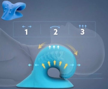 ПОДУШКА ДЛЯ РАСТЯЖЕНИЯ БОЛИ В ШЕЕ И СПИНЕ ОТ SKYPILLY