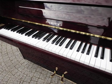 PIANINO KOREA ** SAMICK U109 SZEROKOŚĆ 120cm PIĘKNA CIEMNA WIŚNIA