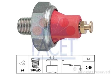 FACET 7.0016 SENZOR TLAKU OLEJE TOYOTA NISSAN