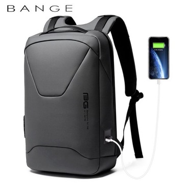 PLECAK miejski BANGE na LAPTOPA TABLET TSA USB