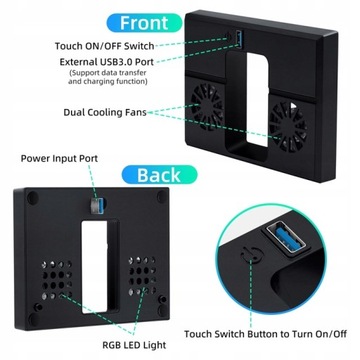 Охлаждающий вентилятор RGB для консоли Xbox Series X