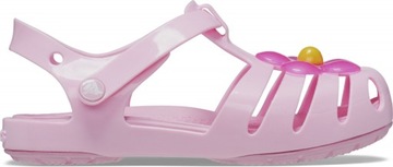 САНДАЛИИ CROCS ДЛЯ ДЕВОЧКИ ISABELLA CHARMS PINK GIRLS размер 22,5