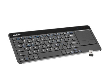 Klawiatura bezprzewodowa Turbot Slim 2.4GHz Touchpad X-Scissors