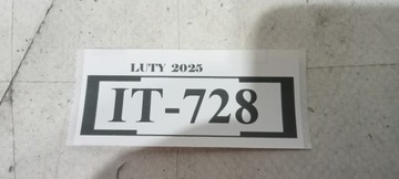 IT-728 TOYOTA PROACE LIŠTA DVEŘE PRAVÁ ZADNÍ 9808749277 16-