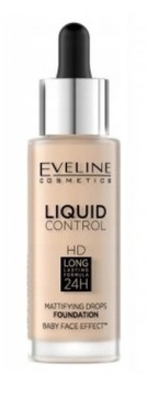 Eveline Liquid Control podkład nr016 Vanilla Beige
