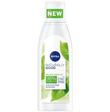 TONIK ODŚWIEŻAJĄCY z organiczną zieloną herbatą NIVEA Naturally Good 200ML