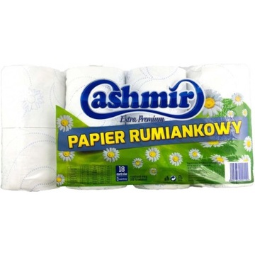 Papier toaletowy (8szt.) 3-w rumianek 224218 CASHM