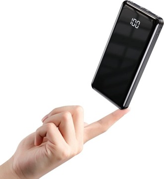 POWERBANK 12000 MAH SZYBKIE ŁADOWANIE CZARNY USB C 22,5W