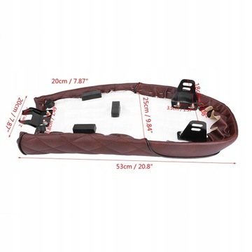 Винтажный плоский мотоцикл из искусственной кожи Cafe Racer