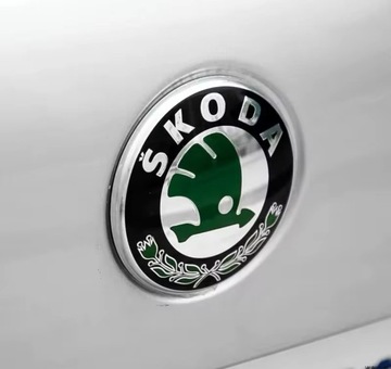 ЭМБЛЕМА логотип SKODA передняя задняя SUPERB OCTAVIA FABIA 80 мм