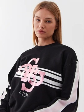 Guess Bluza damska czarna bez kaptura L