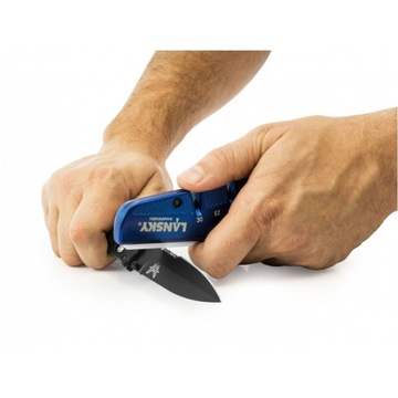 LANSKY OSTRZAŁKA ODEŁKA NOŻY QSHARP QuadSharp 4 KĄTY UNIWERSALNA BLUE