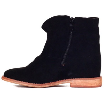 ЗАМШЕВЫЕ ЖЕНСКИЕ БОТИНКИ, ЭЛЕГАНТНЫЕ ВЫСОКИЕ БОТИНКИ