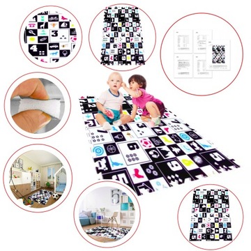 FOAM PUZZLE LARGE Развивающий коврик для малышей 180x120см Пена ЭВА