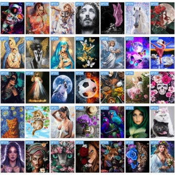 Вышивка «Diamond painting», мозаика 5D. Большой набор: картина + аксессуары