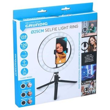 Grundig Lampa pierścieniowa do zdjęć, makijażu
