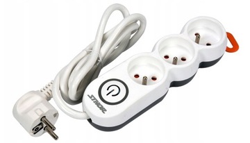 LISTWA PRZEDŁUŻACZ ELEKTRYCZNY 1,5M 3G UZIEMIENIE