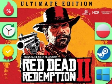 Red Dead Redemption 2 Ultimate Edition - GRA STEAM PEŁNA WERSJA PC