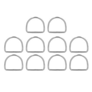 10 sztuk 316 pierścienie D ze stali nierdzewnej