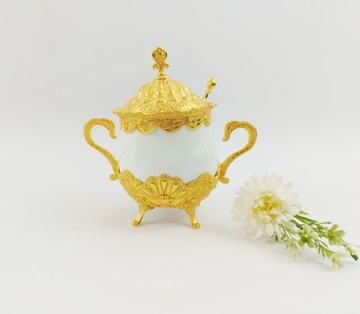 Сахарница ЗОЛОТАЯ Y191