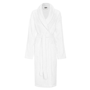 MĘSKI SZLAFROK BAWEŁNIANY HOTELOWY BIAŁY XS