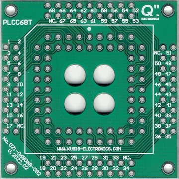 PLCC68T на 4 x IDC2x9