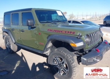 Jeep Wrangler IV 2024 Jeep Wrangler 2024r., 4-door Rubicon 4x4, 3.6L, od ubezpieczalni 3.6 289KM