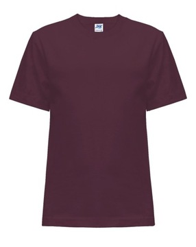 T-SHIRT DZIECIĘCY KOSZULKA JHK BORDO 5-6Y 128CM