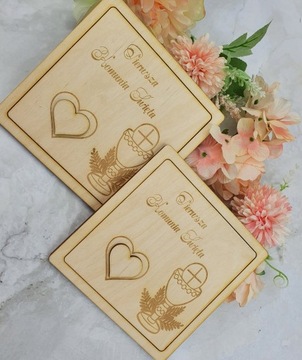 Podziękowanie dla CHRZESTNYCH gości KOMUNIA Grawer