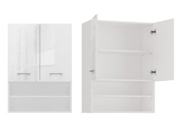 SZAFKA NAD PRALKĘ POLA MINI DK 64X30XH90 BIEL POŁYSK