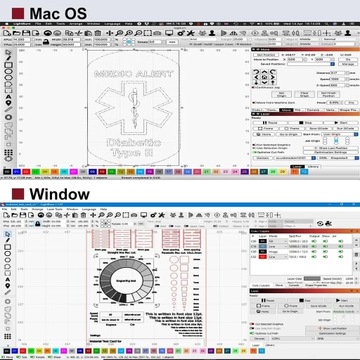 Ключ версии программного обеспечения LightBurn G-Code для лазерных граверов
