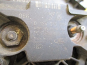2153/27 ALTERNÁTOR MOTORU FORD TRANSIT MK3 2.4 TDCI 100 A 0124315019