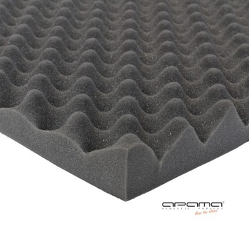 Коврик звукоизоляционный, акустическая пена Вафли, немые 100х200 гр. 4 см