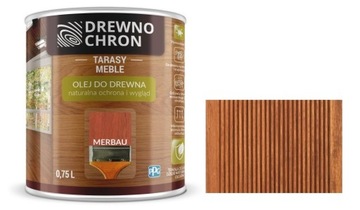DREWNOCHRON OLEJ DO DREWNA 0,75L MERBAU - PPG - TARASY MEBLE