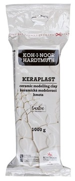 KOH-I-NOOR Glina samoutwardzalna 1 kg BIAŁA