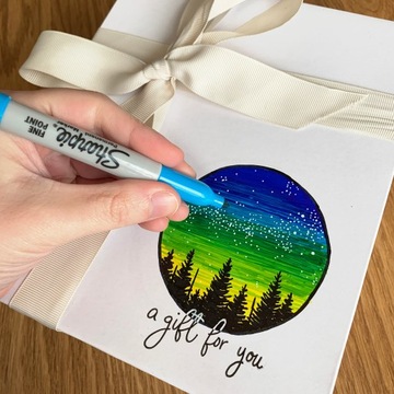 Перманентные маркеры Sharpie Cosmic Colors 5 цветов