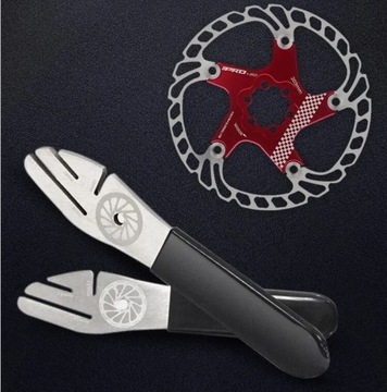 NARZĘDZIE KLUCZ DO PROSTOWANIA TARCZ HAMULCOWYCH W ROWERZE ROWEROWYCH