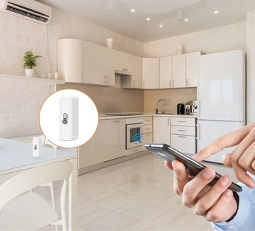 DETEKTOR TEMPERATURY I WILGOTNOŚCI Tuya WiFi