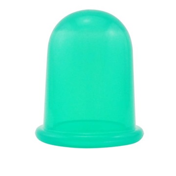 BAŃKA SILIKONOWA 5 CM DO MASAŻU PRÓŻNIOWEGO CIAŁA/CELLULIT, POWIĘZI: ZIELEŃ